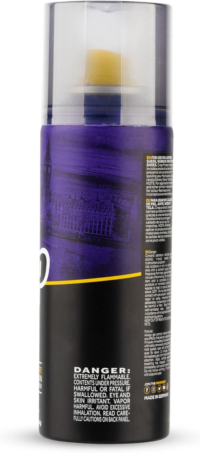 Crep Protect Shoe Protector Spray - Rain & Stain Waterproof Nano Protection for Sneaker, Leather, Nubuck, Suede & Canvas