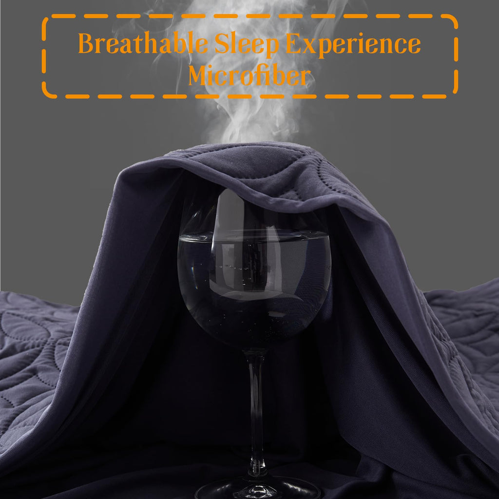 BEDLORE Waterproof Mattress Protector, Queen Size Mattress Pad Noiseless with Deep Pocket 6"-18" Depth, Soft Breathable Dirt-Proof Bed Mattress Cover Washable for Home, Bedroom, Hotel (Gray)